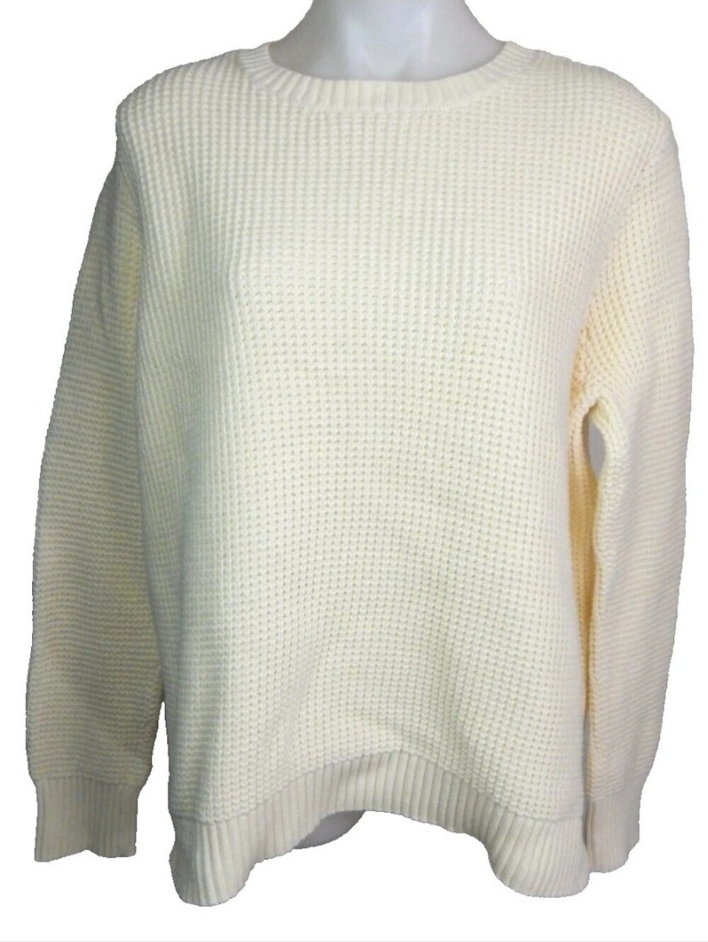 Duluth Trading Co Heritage Waffle Knit Sweater